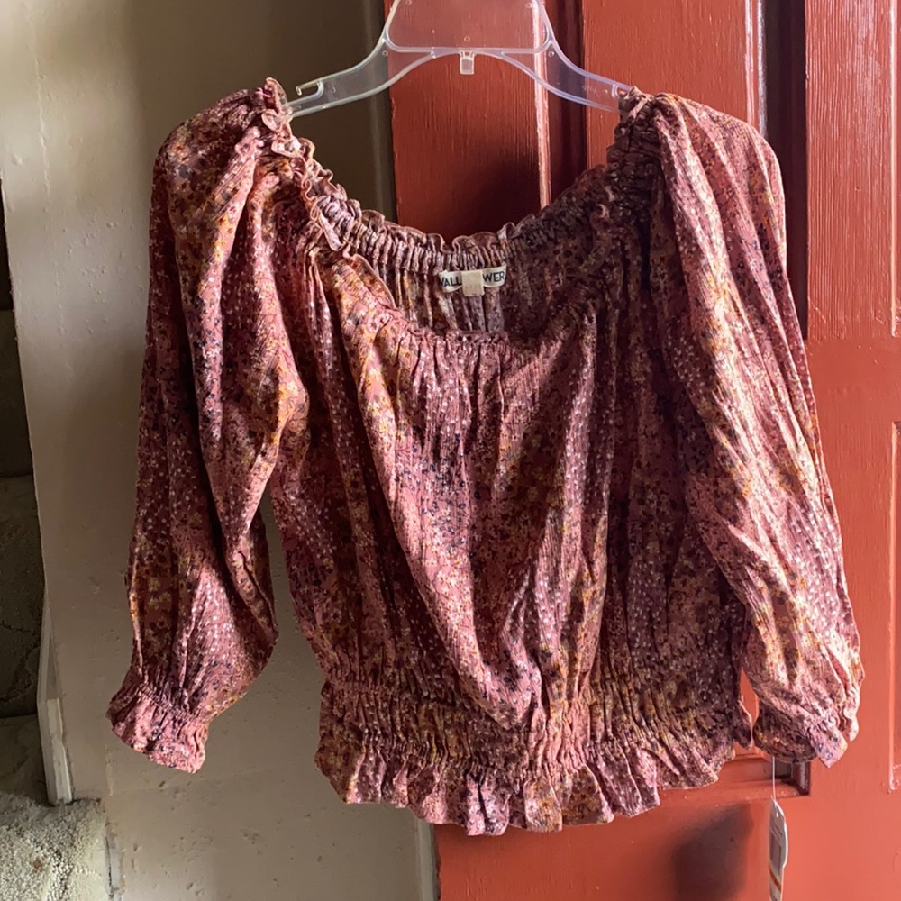 WallFlower Top, floral
